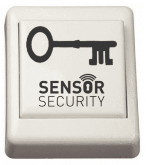 Öppnaknapp ELKO - Graverad "Nyckelsymbol" + Logo Sensor Security