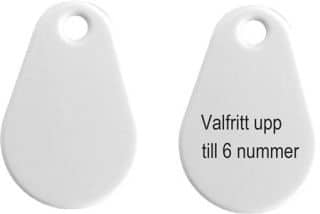 Keyfob PRO number Mif1k number V V -White