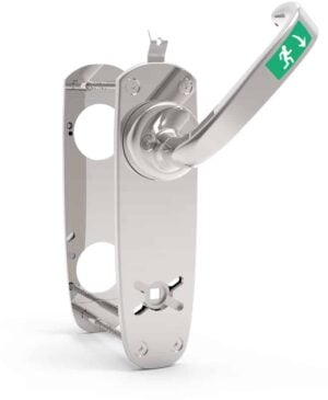 Safetron Nödutrymningsbeslag 796 vänster krom