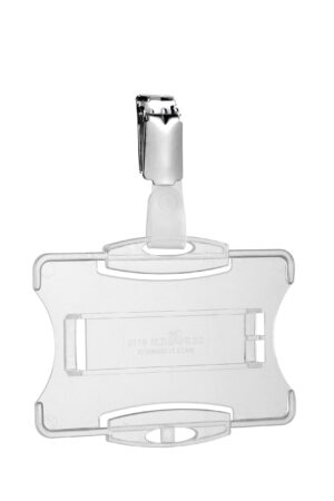 Korthållare öppen f 1 kort m hängselclips