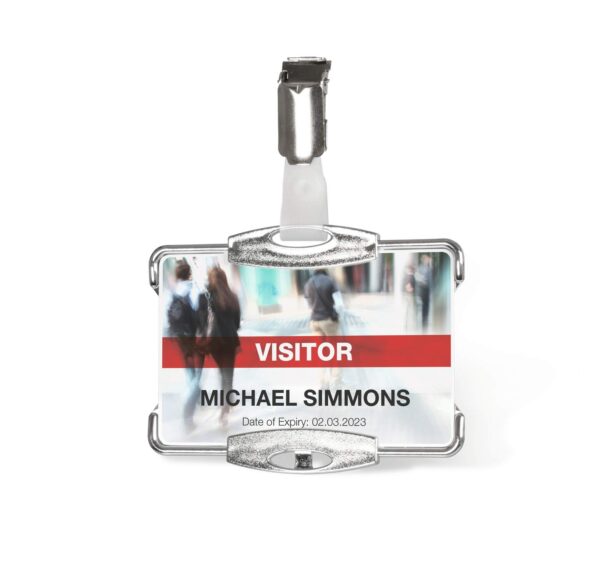 Korthållare RFID SECURE MONO m hängselclips 890123
