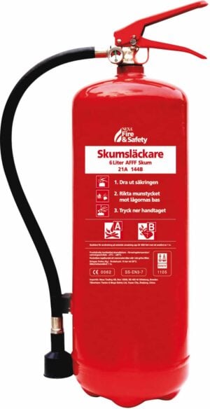 Skumsläckare 6L 21A Röd