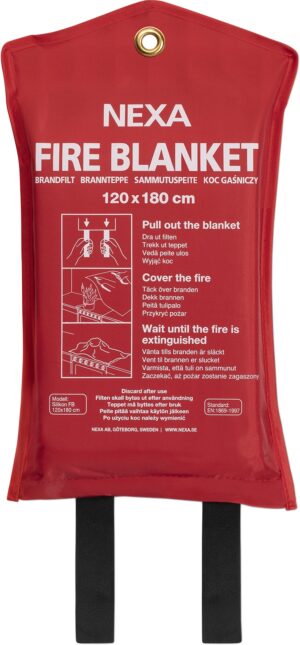 Brandfilt Silikon 120X180Cm