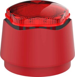 Sirén/Blixt Xenon Röd EN54