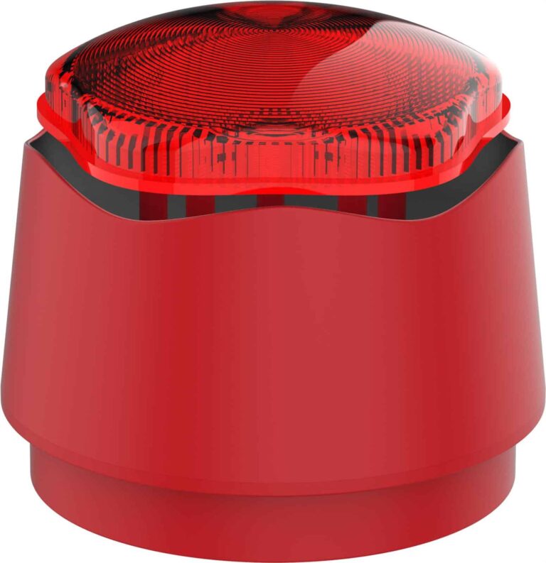 Sirén/Blixt Xenon Röd EN54