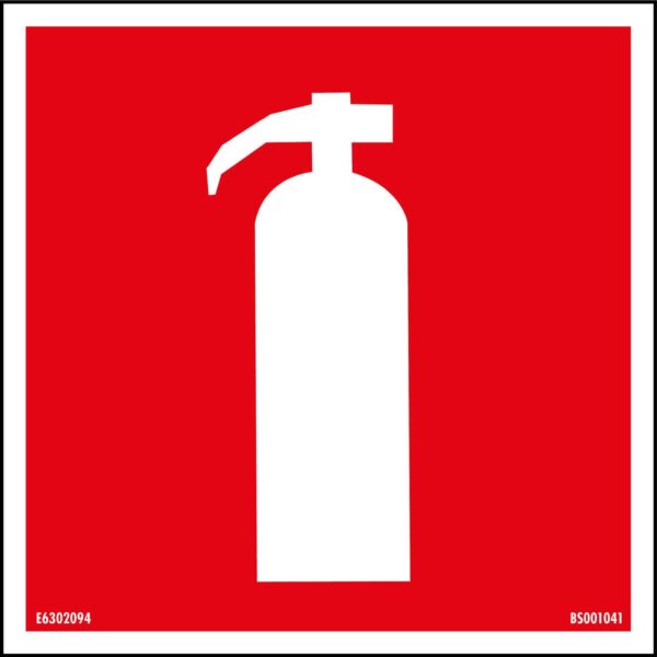 Skylt Brandsläckare 200X200 Mm 6302094