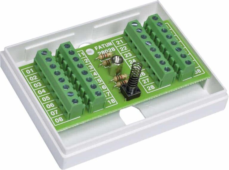 Kopplingsdosa - Anslutningsplint Mini 16-Par 1Kohm