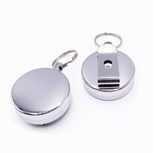 Utdragbar Nyckelring med Jojo och Clips i Metall - Krom