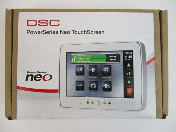 DSC HS2TCHP TouchScreen 7 inch Keypad with Prox Supportv White (English + 5 language) 6309478