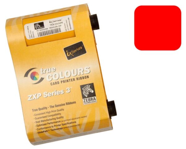 Färgband Zebra 800033-802 Red Ribbon (1000 Prints) R-Z-800033-802