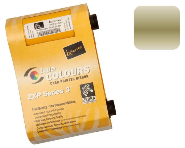 Färgband Zebra 800033-806 Gold Ribbon (1000 Prints) R-Z-800033-806