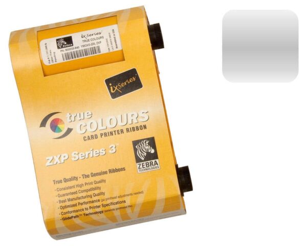 Färgband Zebra 800033-807 Silver Ribbon (1000 Prints) R-Z-800033-807