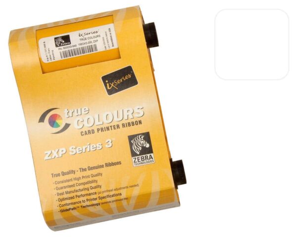 Färgband Zebra 800033-809 White Ribbon (850 Prints) R-Z-800033-809