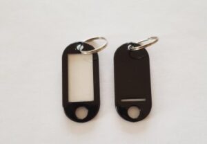 Nyckelring Svart- 10 pack