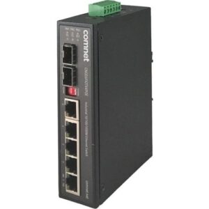 Switch 6-Port Gigabit Ethernet Self-Managed Switch 30W PoE-ström