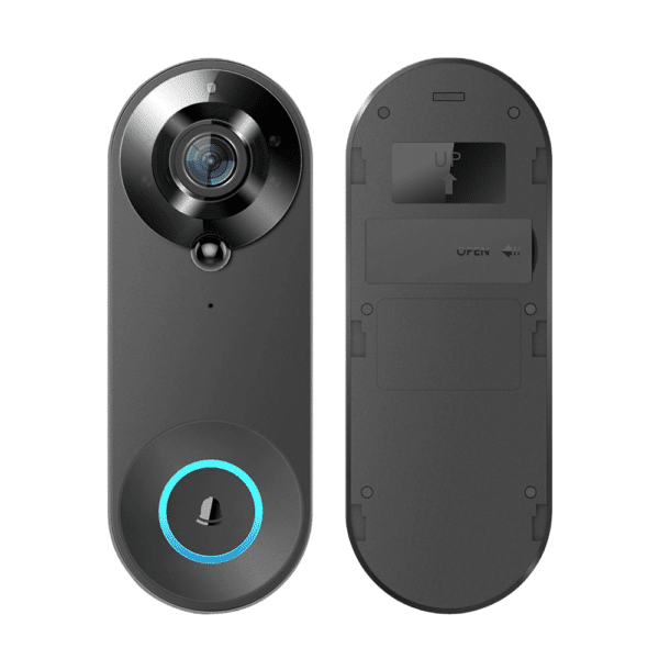 Dörrklocka med Kamera – Full HD, WiFi, Tuya Smart App, Rörelsedetektion & Tvåvägskommunikation DK-W3-TY-1080P
