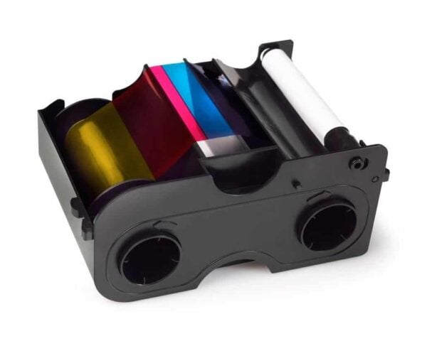 Färgband Fargo DTC1250/1000 YMCKO Colour Ribbon with Cleaning Roller, 045000 (250 Prints) R-FG-45000