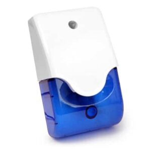 LD-96 Siren Inomhus med blå blixt LP Serien Minisiren 12x7x4 cm