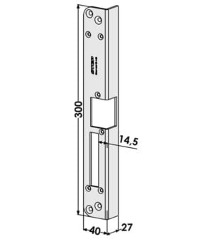 Monteringsstolpe ST186-A Vänster