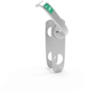 Safetron Nödutrymningsbeslag 794 höger mattkrom