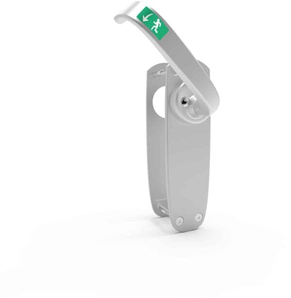 Safetron Nödutrymningsbeslag 795 höger mattkrom 202145005
