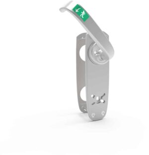 Safetron Nödutrymningsbeslag 796 höger mattkrom