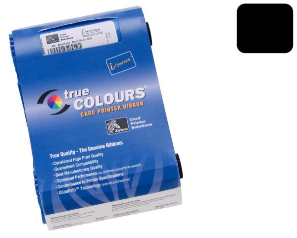 Färgband Zebra P110i/P120i Eco Black Mono Ribbon, 800017-201 (1000 prints) R-Z-800017-201