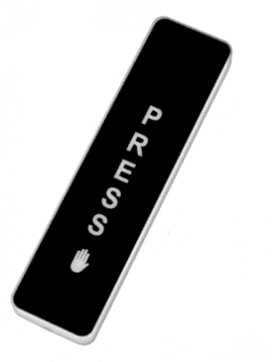 Trådlös Exit/Öppnaknapp med radio och batteridrift