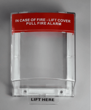 Skyddskåpa larmknapp röd (för LK-50R)