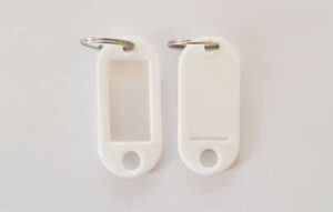 Nyckelring Vit- 10 pack