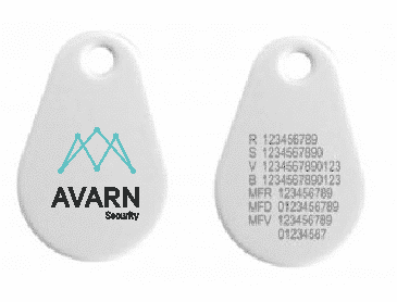 Uranus Pro EM4200/Mifare1k Standardnummer Färglogo Avarn Vit