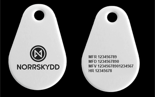 Uranus Pro - Mifare1k - Norrskydd Nummer - Vit