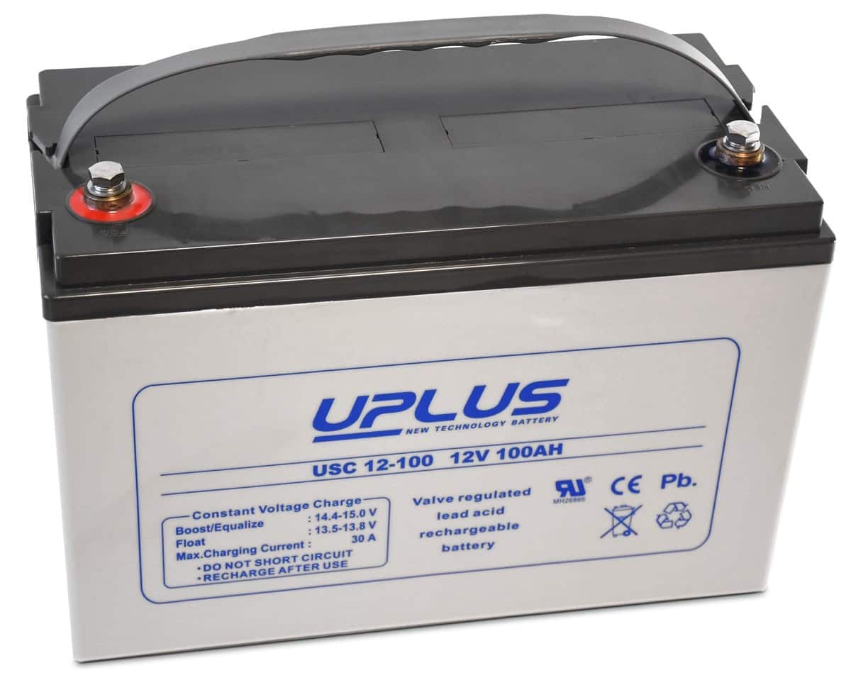 Batteri 12V 100ah / Ackumulator UPLUS 10-12 År USC12-100