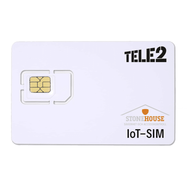 SIM-kort Stonehouse IoT 100MB/månad 12 månader SIM-SH-12M
