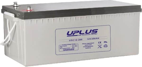 Batteri 12V 200ah / Ackumulator UPLUS 10-12 År USC12-200