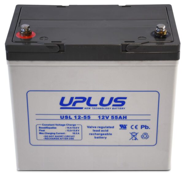 Batteri 12V 55ah / Ackumulator UPLUS 10-12 År USL12-55