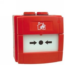 Apollo 58100-951APO Discovery Series, SIL2 isolerande manuell anropspunkt, utomhusanvändning, EN 54-11-certifierad, röd