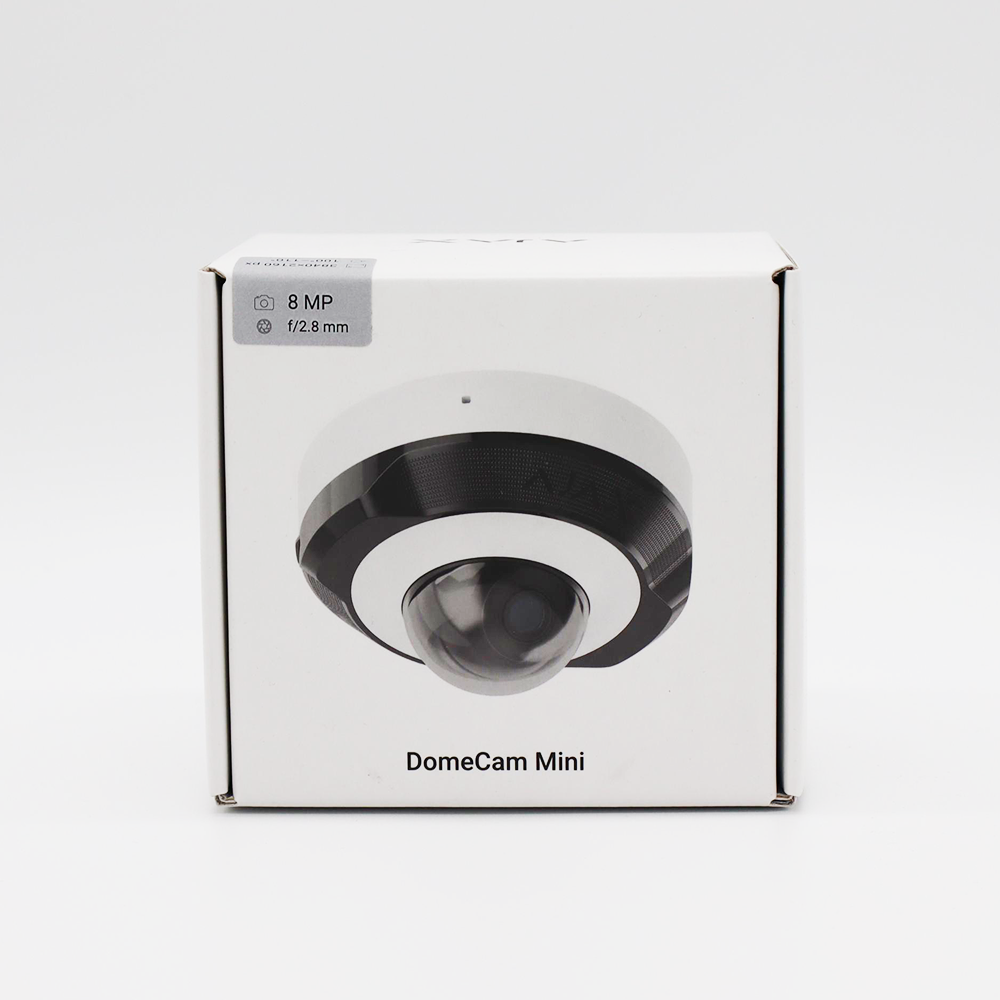 Ajax DomeCam Mini 8MP - 2.8mm Lins Vit 76022.214.WH1 Ajax DomeCam Mini 8MP - 2.8mm Lins Vit 76022.214.WH1