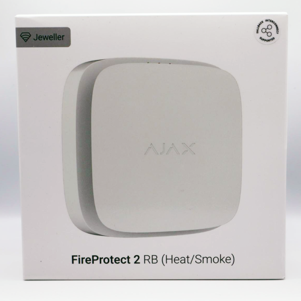 Ajax FireProtect 2 Rök och temperaturvarnare Vit 52250.136.WH1