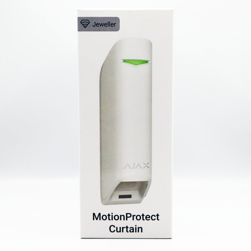 Ajax MotionProtect Curtain Ridådetektor inomhus Vit 38195.36.WH1 Ajax MotionProtect Curtain Ridådetektor inomhus Vit 38195.36.WH1