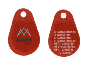 Uranus Pro EM4200/Mifare1k Standardnummer Färglogo Avarn Röd
