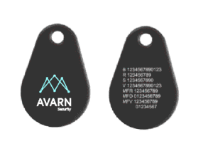 Uranus Pro EM4200/Mifare1k Standardnummer Färglogo Avarn Svart