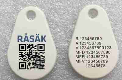 Uranus Pro EM4200/Mifare1k Standardnummer QR Färglogo Råsunda
