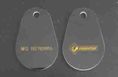 Uranus PVC Mifare1k Graverade nummer Logo Monitor larm