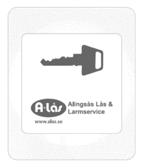 Öppnaknapp ELKO - Graverad "Nyckelsymbol" Logo Alås