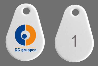 Uranus Pro EM4200 Nr "1" Färglogo GC Gruppen- Vit
