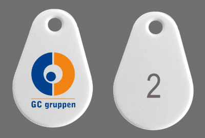 Uranus Pro EM4200 Nr "2" Färglogo GC Gruppen- Vit