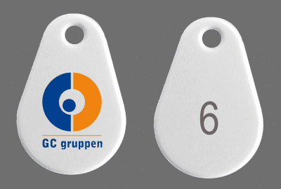 Uranus Pro EM4200 Nr "6" Färglogo GC Gruppen- Vit