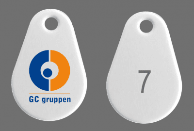 Uranus Pro EM4200 Nr "7" Färglogo GC Gruppen- Vit