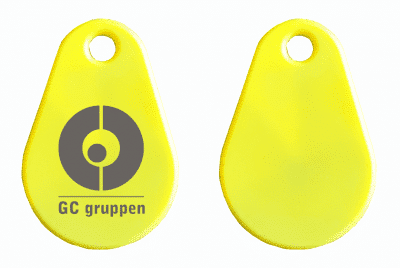 Uranus Pro Mifare1k Graverade Logo GC Gruppen - Gul